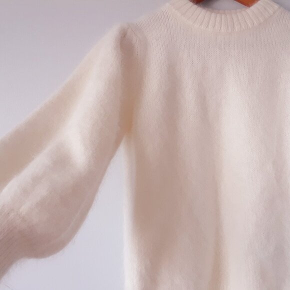 Anine Bing Angora Crewneck Sweater XS - Picture 3 of 9